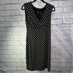 Connected Apparel Women Polka Dotted Dress - 10